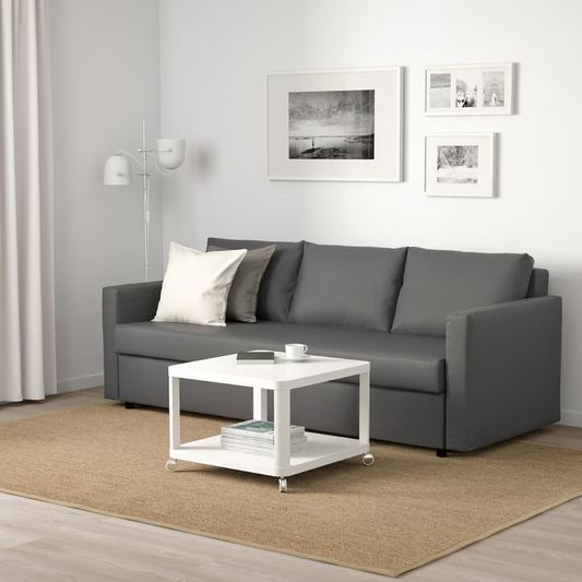 FRIHETEN Three-seat sofa-bed, Skiftebo dark grey