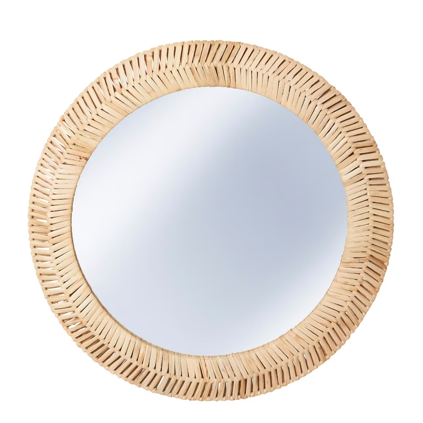 KAFFETRAD Mirror, rattan, 50 cm