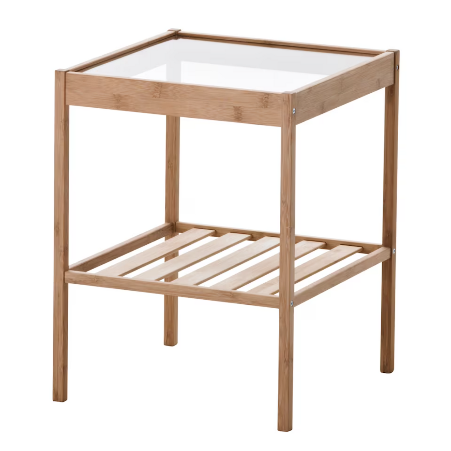 NESNA Bedside table, bamboo, 36x35 cm