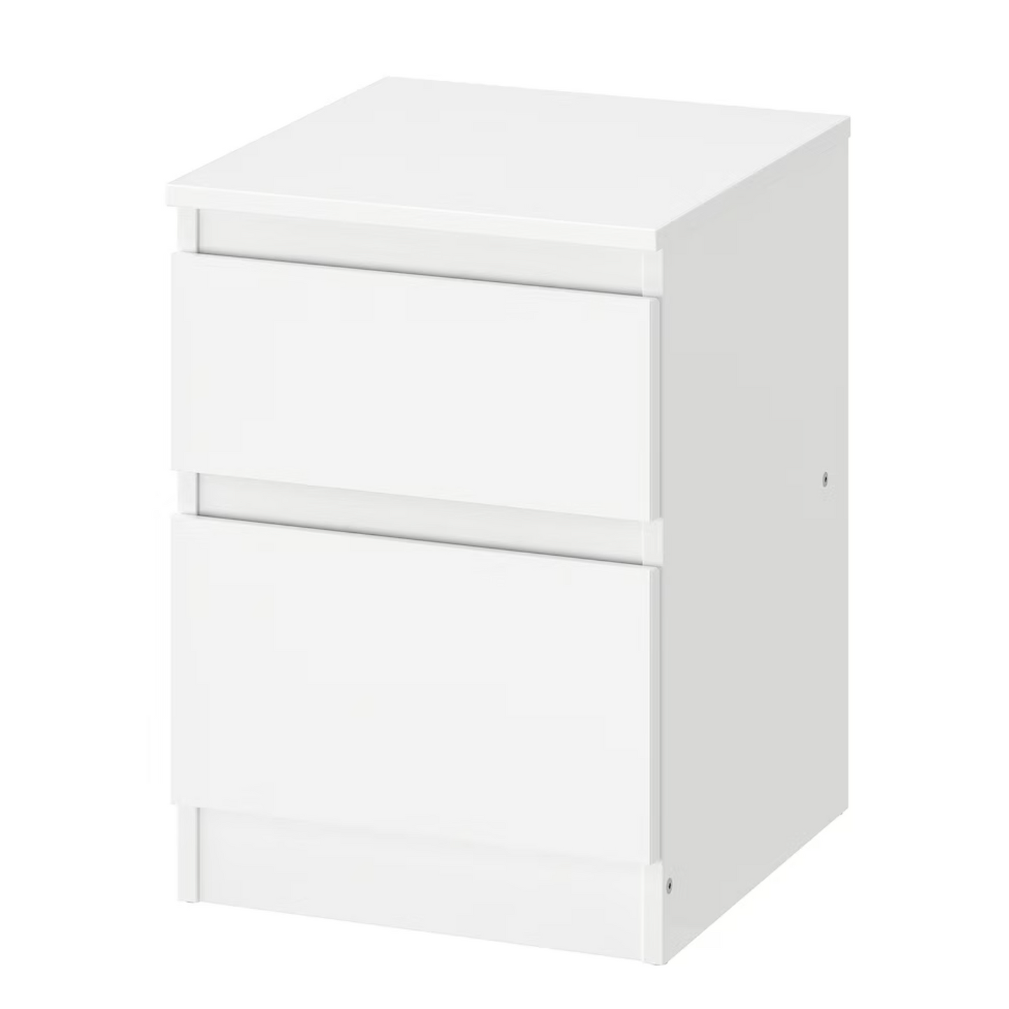 KULLEN Chest of 2 drawers, white, 35x49 cm