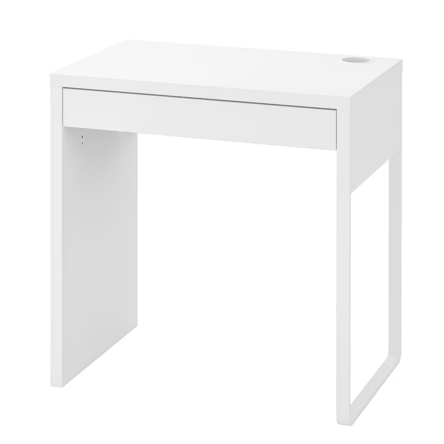 MICKE Desk, white, 73x50 cm