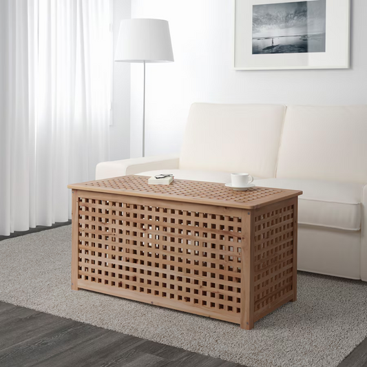 HOL Storage table, acacia, 98x50 cm